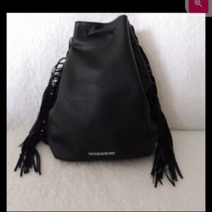 Victoria secret black backpack